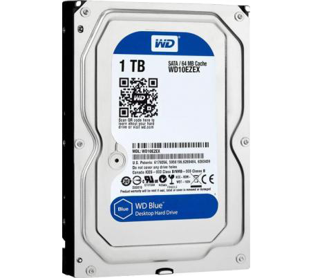 Disco Rigido WD 1TB BLUE 64MB SATA 6.0 GBxS